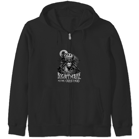 Jack Skellington Nightmare Before Christmas Halloween Zip Hoodies, Disney Halloween Party