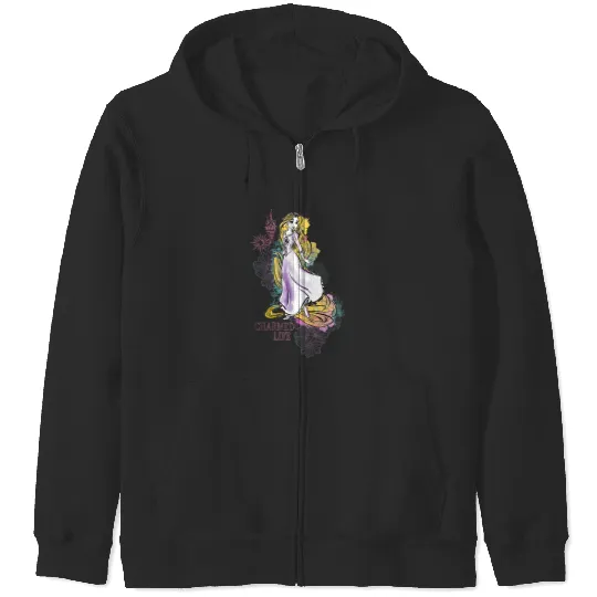 Disney Tangled Rapunzel Charmed Life Zip Hoodies