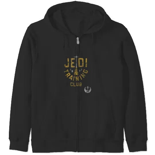 Star Warss Jedi Training Club Distressed Rebels Disneyss+ Zip Hoodies
