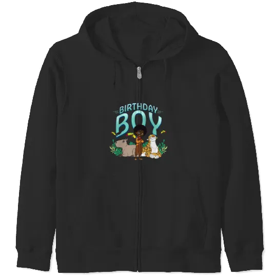 Disney Encanto Antonio Birthday Boy Animal Poster Zip Hoodies