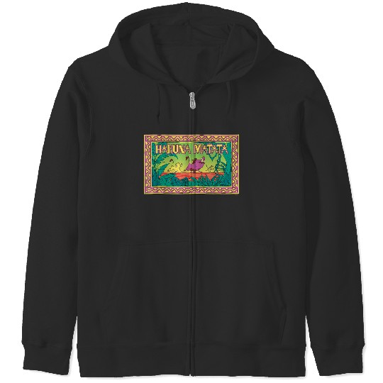 Disneyss The Lion King 30th Anniversary Hakuna Matata Retro Zip Hoodies