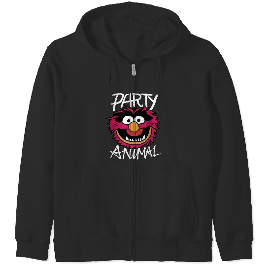 Disneyss The Muppets Party Animal Vintages Drummer Logo Poster Zip Hoodies