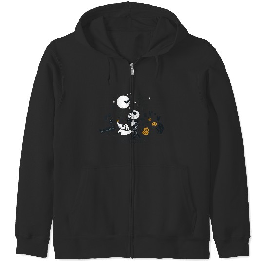 Disneyss The Nightmare Before Christmas Halloween Town Entry Zip Hoodies