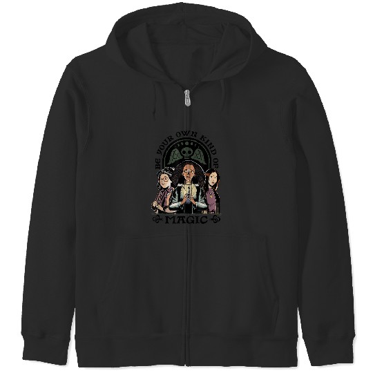 Disneyss Hocus Pocus 2 Be Your Own Kind Of Magic Zip Hoodies