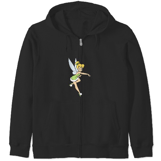 Disneyss Peter Pan Tinker Bell Christmas Magic With Holly Zip Hoodies
