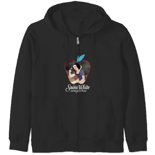 Disneyss Princess Snow White Apple Zip Hoodies