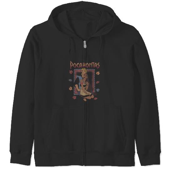 Disney Pocahontas Colors Of The Wind  Movie Poster Zip Hoodies