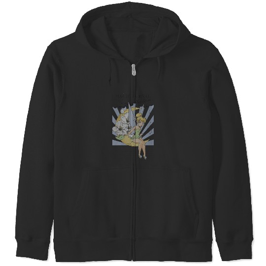 Disneyss Tinker Bell Magic Is Real Poster Zip Hoodies