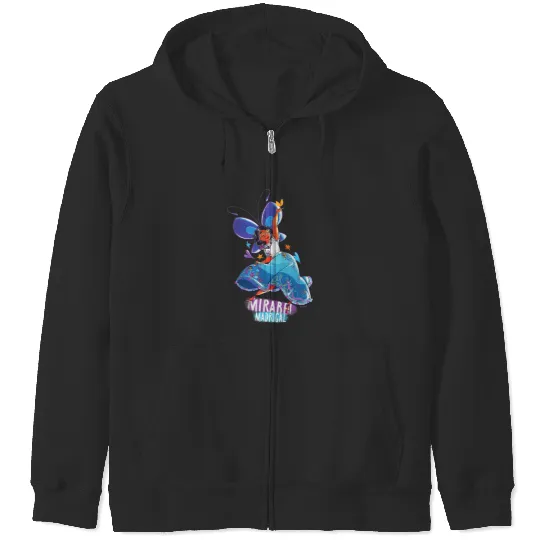 Disney Encanto Mirabel Colorful Vibes Butterfly Dance Zip Hoodies