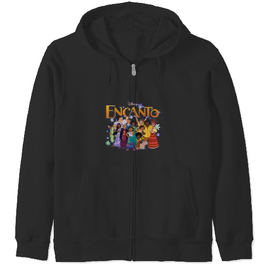 Disney Encanto Family Group Portrait Logo Zip Hoodies
