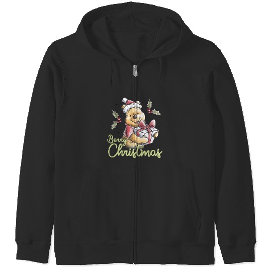 Disney Winnie the Pooh Berry Christmas Zip Hoodies