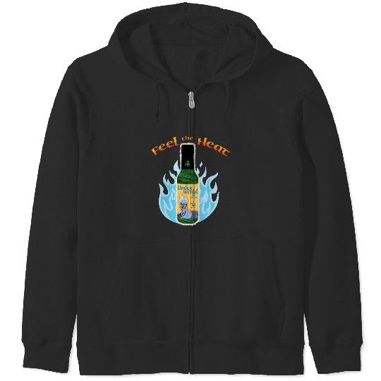 Disney Villains Hades Feel The Heat Under World Chest Logo Zip Hoodies