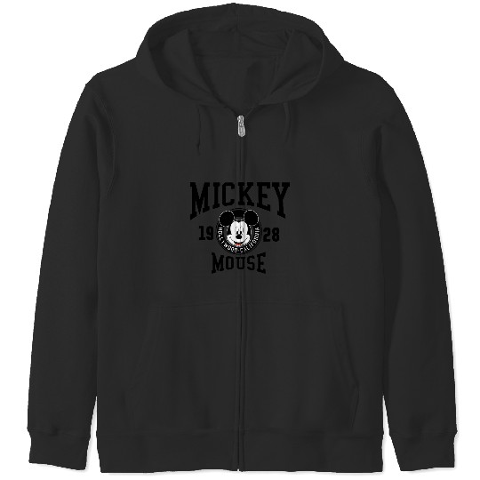 Disney Mickey And Friends Mickey Mouse 1928 Hollywood CA Zip Hoodies