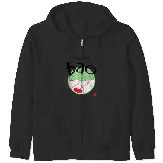 Disneyss Pixars Bao Circle Dumpling Basket Group Vintages Zip Hoodies