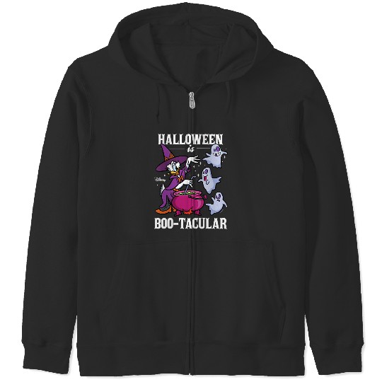 Disneyss Daisy Duck Halloween Is Bootacular Zip Hoodies