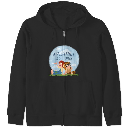 Disneyss Pixars Up Carl Ellie Adventure Is Out There Zip Hoodies