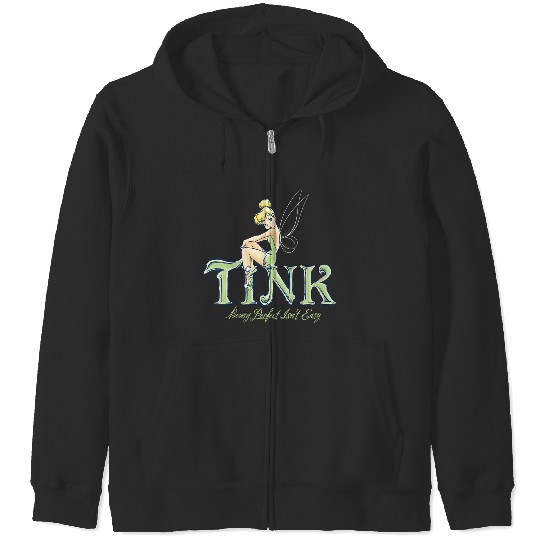 Disneyss Peter Pan Tinker Bell Being Perfect Isnt Easy Zip Hoodies
