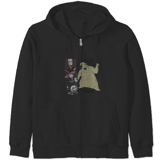 Disneyss Nightmare Before Christmas Oogie Boogie Zip Hoodies