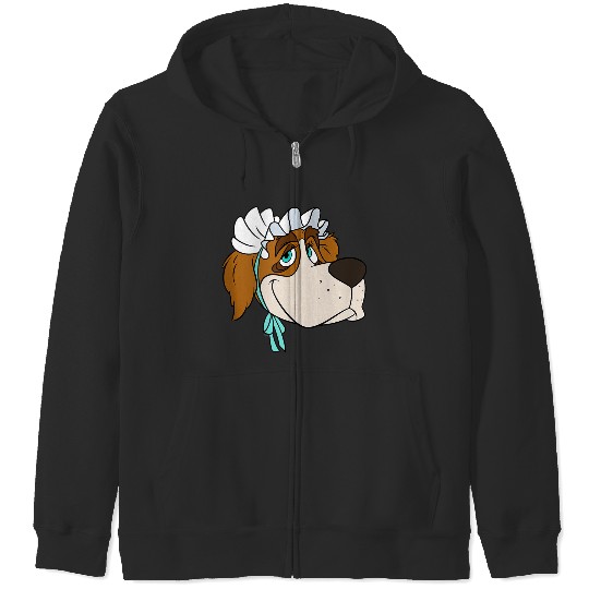 Disney Peter Pan Nana St Bernard Dog Big Face Costume Zip Hoodies