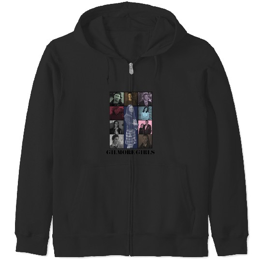 Gilmore Girls Eras Tour Poster (Black Print) 5033 Zip Hoodies
