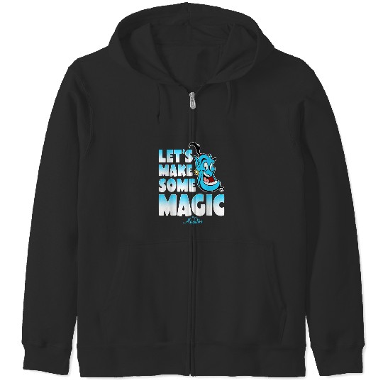 Disney Aladdin Genie Lets Make Some Magic Gradie Zip Hoodies