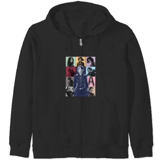 Black Widow Eras Tour Zip Hoodies