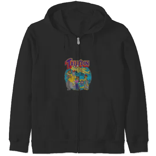 Disneys TaleSpin Graphic Zip Hoodies