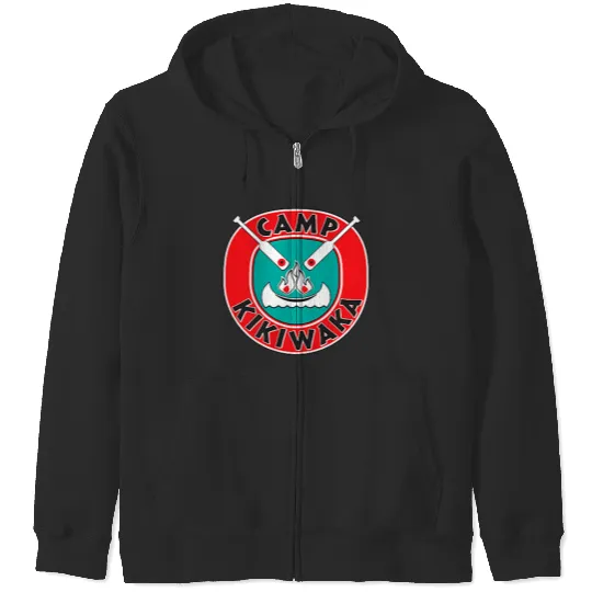 Disneyss Channel Bunk'd Camp Kikiwaka Small Print Zip Hoodies
