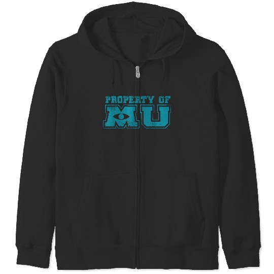 Disneyss Pixars Monsters University Property Of Mu Zip Hoodies