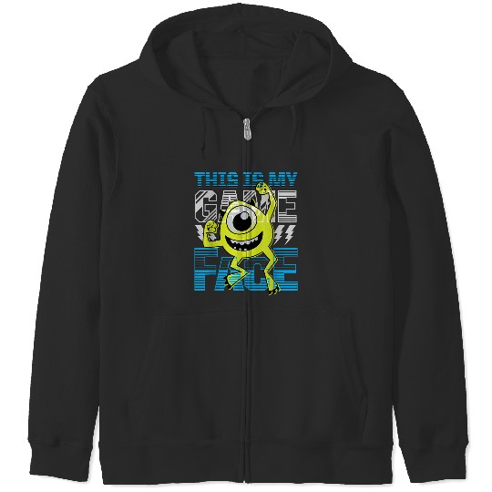 Disneyss Pixars Monsters Inc Mike Wazowski Game Faces Zip Hoodies