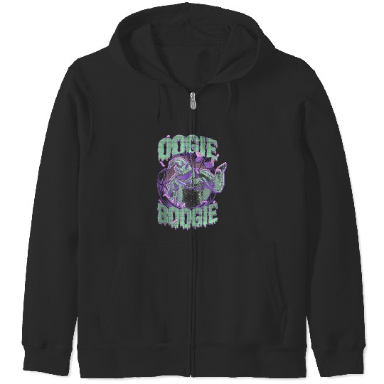 Disneyss The Nightmare Before Christmas Oogie Boogie Portrait Zip Hoodies