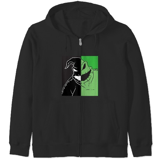Disneyss The Nightmare Before Christmas Oogie Boogie Split Zip Hoodies