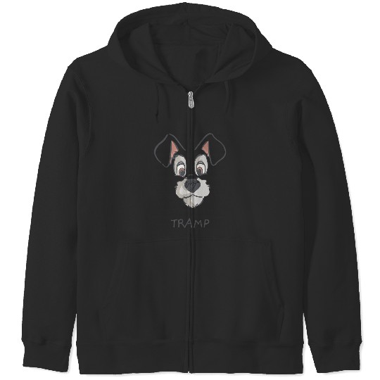 Disneyss Tramp Drawing Lady And The Tramp Costume Zip Hoodies