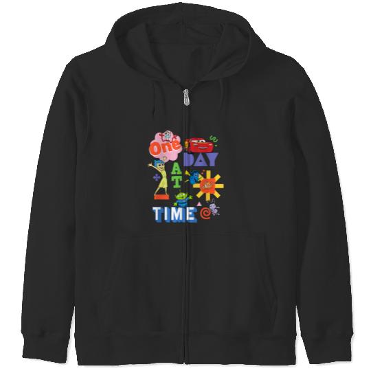 Disneyss Pixars Feelin Fine One Day At A Time Zip Hoodies