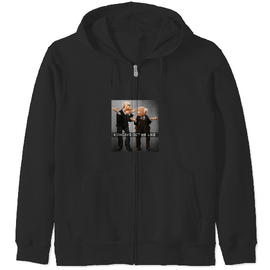 Discover Disney Muppets Statler Waldorf Mondays Zip Hoodies