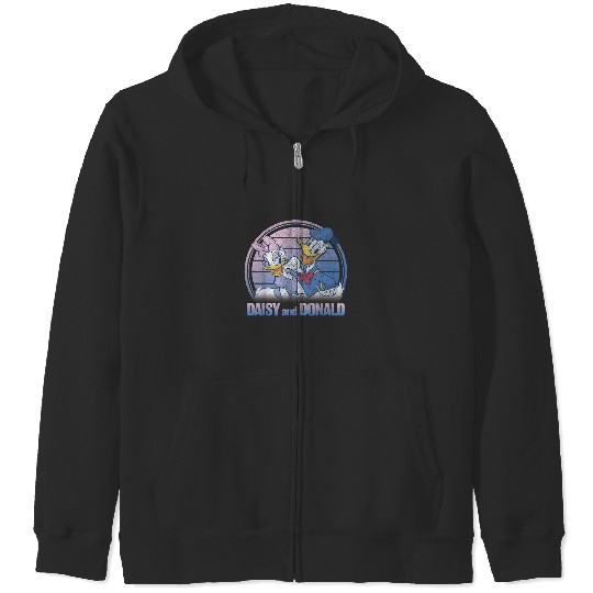 Discover Disney Mickey And Friends Donald And Daisy Lined Zip Hoodies