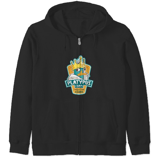 Disneyss Phineas And Ferb Platypus Day King Perry Portrait Zip Hoodies