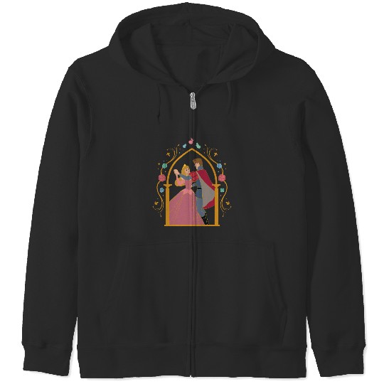 Discover Disney Princess Sleeping Beauty 65th Anniversary Love Dance Zip Hoodies