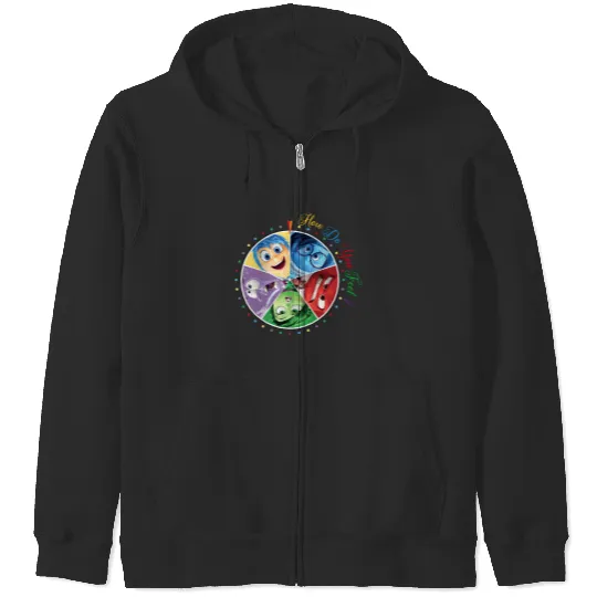 Discover Disney Inside Out Zip Hoodies, Inside Out Zip Hoodies, Disney Pixar Inside Out Zip Hoodies