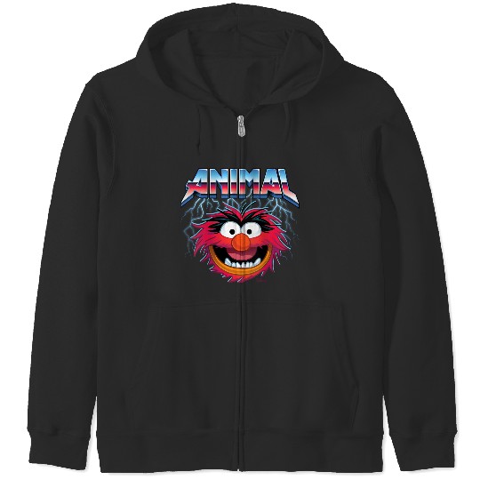 Disneyss The Muppets Animal Rock Zip Hoodies