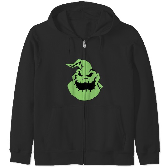 Discover Disney The Nightmare Before Christmas 2024 Oogie Boogie Big Face Zip Hoodies