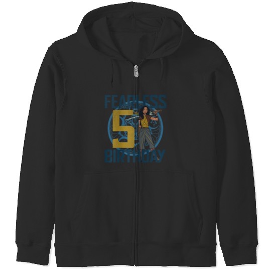 Disneyss Raya And The Last Dragon Fearless Fifth Birthday Zip Hoodies