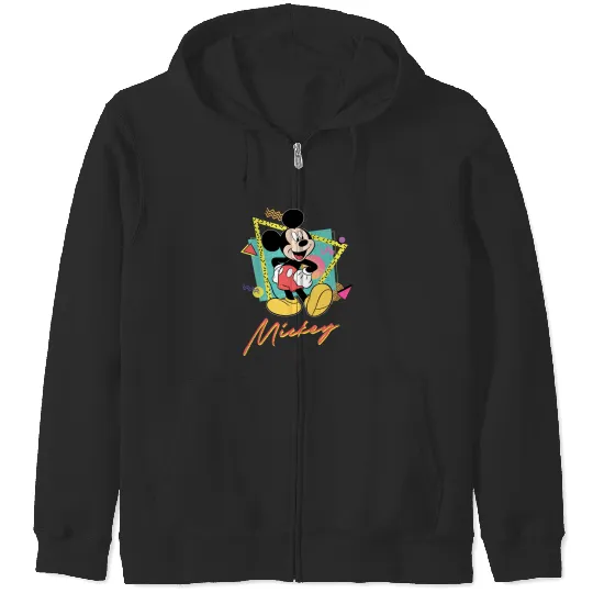 Disney Mickey Mouse 90s Couples Matching Valentines Zip Hoodies