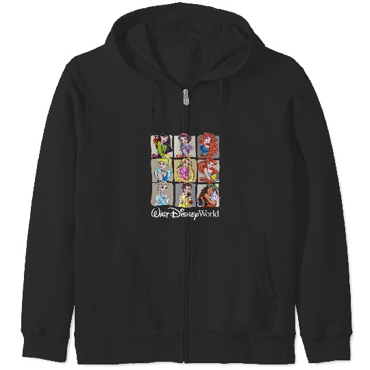 Discover Walt Disney World Zip Hoodies, Disney Princess Zip Hoodies