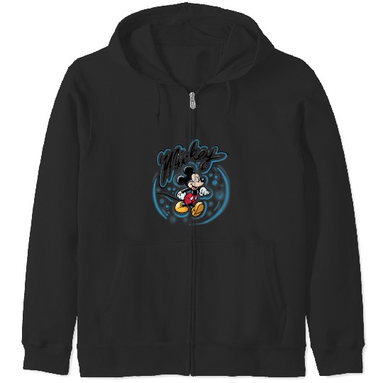 Disney Mickey Mouse Airbrush Zip Hoodies