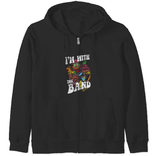 Disney The Muppets Electric Mayhem Distressed With The Band Zip Hoodies
