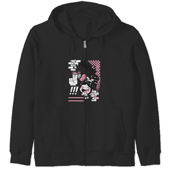 Disney Wreck-It Ralph Von Sweetz Vanellope Kawaii Logo Zip Hoodies
