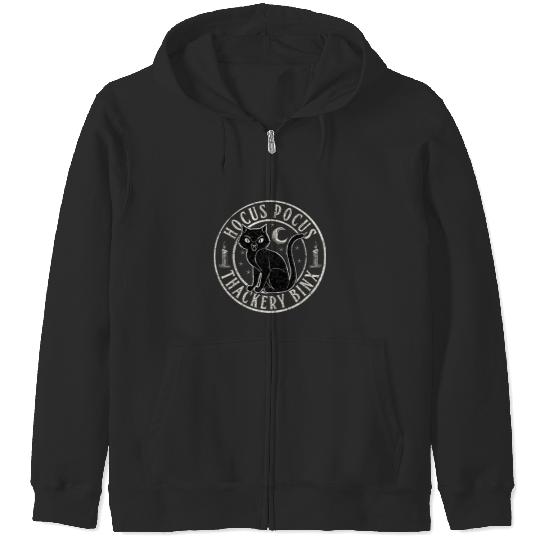 Disney Hocus Pocus Thackery Binx Big Cat Celestial Circle Zip Hoodies