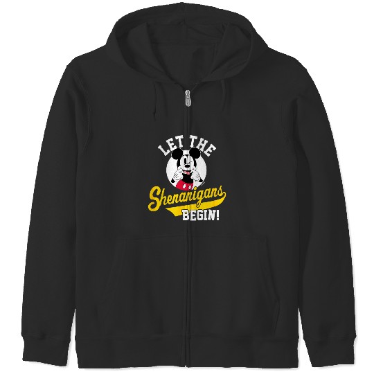 Discover Disney - Mickey Let The Shenanigans Begin Zip Hoodies