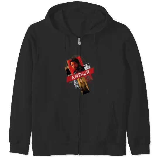 Star Wars Andor Disney Plus Zip Hoodies